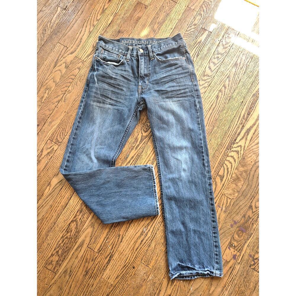 American Eagle Dark Wash Relaxed Fit Mens Size 29/30 100% Cotton‎